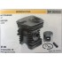 CILINDRO COMPLETO DI PISTONE E SEGMENTI BRUMAR  HUSQVARNA MOTOSEGHE 40 DECESPUGLIATORI 240R    Ø 40 D.Spinotto 10 Pist Cpl BM 011661