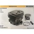 CILINDRO COMPLETO DI PISTONE E SEGMENTI BRUMAR  HUSQVARNA MOTOSEGHE 357 359 359EPA    Ø 47 D.Spinotto 12