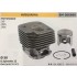 CILINDRO COMPLETO DI PISTONE E SEGMENTI BRUMAR  HUSQVARNA MOTOSEGHE 268 268S 268K    Ø 50 D.Spinotto 12 Pist Cpl BM 011675
