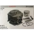 CILINDRO COMPLETO DI PISTONE E SEGMENTI BRUMAR  KAWASAKI MOTORI TJ 45E    Ø 42.5 D.Spinotto 11 Pist Cpl BM 014978