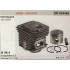 CILINDRO COMPLETO DI PISTONE E SEGMENTI BRUMAR  OPEM - MONDIAL MOTOSEGHE 165 SUPER    Ø 48.4 D.Spinotto 12 Pist Cpl BM 011719