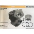 CILINDRO COMPLETO DI PISTONE E SEGMENTI BRUMAR STIHL MOTOSEGHE MS 260    Decompressore  Ø 44.7 D. Spinotto 10