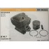 CILINDRO COMPLETO DI PISTONE E SEGMENTI BRUMAR STIHL MOTOSEGHE MS 261 MS 271    Ø 44.7 D. Spinotto 10