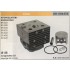 CILINDRO COMPLETO DI PISTONE E SEGMENTI BRUMAR STIHL ATOMIZZATORI - SOFFIATORI BR 320 BR 380 BR 400 BR 420 SR 320 SR 400 SR 420    Ø 46 D. Spinotto 10 Pist Cpl BM 011749