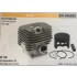 CILINDRO COMPLETO DI PISTONE E SEGMENTI BRUMAR STIHL MOTOSEGHE 038 MAGNUM MS 380    Ø 52 D. Spinotto 12 Pist Cpl BM 011738