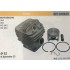 CILINDRO COMPLETO DI PISTONE E SEGMENTI BRUMAR STIHL MOTOSEGHE 064 065 MS 640 MS 650    Ø 52 D. Spinotto 12