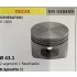 BRUMAR PISTONE COMPLETO DUCAR GENERATORI D 1000i  Ø 43.1 2 Segmenti + raschiaolio D.Spinotto 10  R.O. -