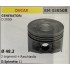 BRUMAR PISTONE COMPLETO DUCAR GENERATORI D 2000i  Ø 48.2 2 Segmenti + raschiaolio D.Spinotto 11  R.O. -