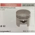 BRUMAR PISTONE COMPLETO SHINDAIWA  DECESPUGLIATORI C 230  Ø 32 D. Spinotto 8  R.O. 70234-98010
