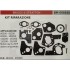 BRUMAR MEMBRANA/KIT RIPARAZIONE BRIGGS & STRATTON  KIT RIPARAZIONE  APPLICAZIONI: 92500 - 93500 94500 - 95500 Motori da 3 a 5HO albero orizzontale   R.O. 494624 - 495606