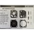 BRUMAR MEMBRANA/KIT RIPARAZIONE ZAMA  KIT RIPARAZIONE RB-22 / RB-27  Carb. C1U  APPLICAZIONI: C1U-K10A / K12 C1U-K21A / C1U-K22,A C1U-K23B / K31B C1U-K35A / K45 ECHO SRM 2301 HC 1500 SV4 - GT 2400  Membrane BM000611