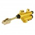 POMPA FRENO IDRAULICA MINI BIKE PIT MOTO SCOOTER MOTOCROSS 50CC 110CC 125C Banjo Bolt：10mm Bore Size:12.87mm Mounting hole as picture showMounting Flange Center to Center Distance is 40mm / 1.57" and 50mm / 1.97" respectively ALLUMINIO