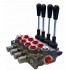 DISTRIBUTORE 3/8" 4 LEVE DOPPIO EFFETTO 40 L. MODELLO SD5 "WALVOIL"